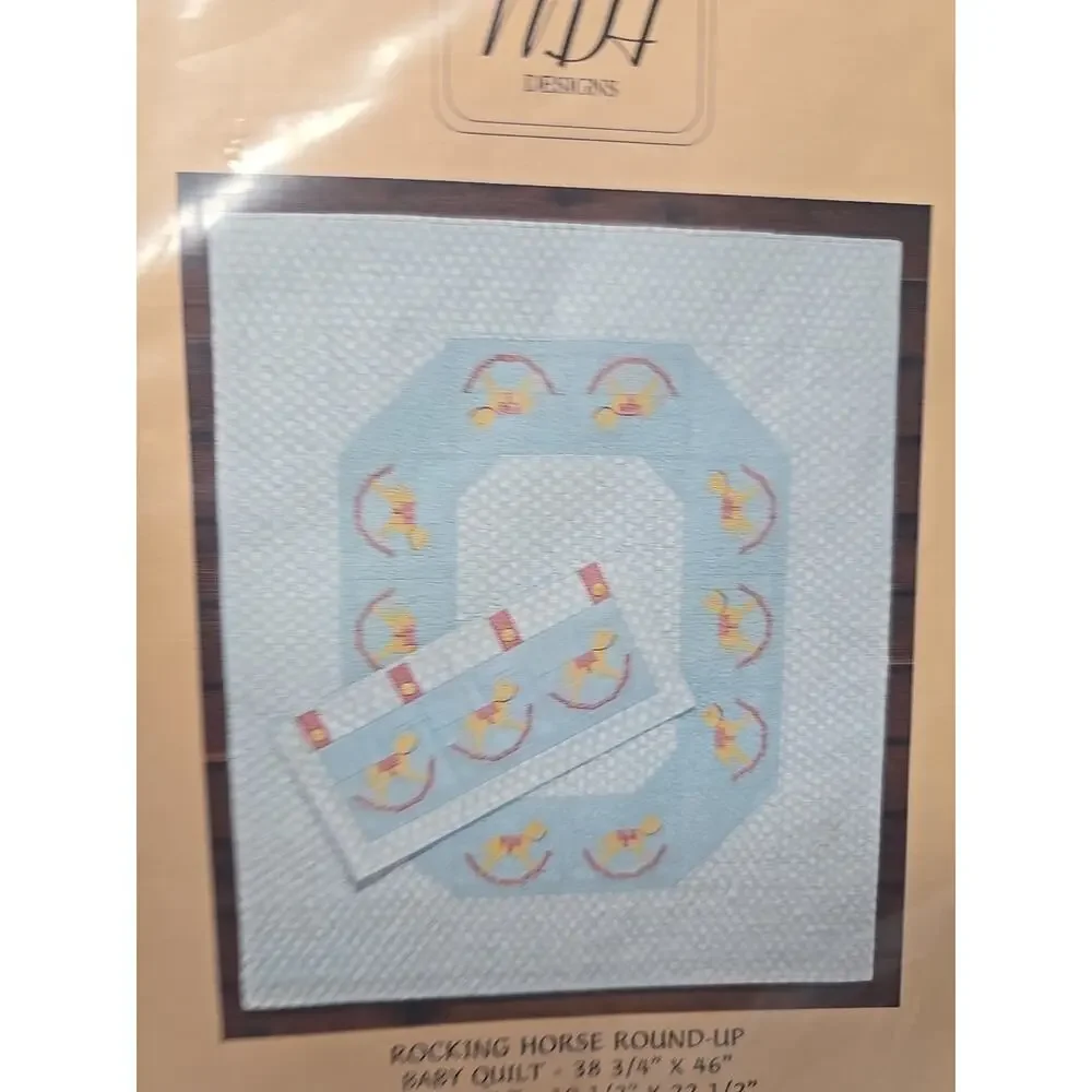 2008 MH Designs Rocking Horse Round Up Baby or Wall Quilt Pattern
